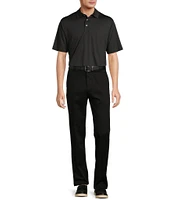 Roundtree & Yorke Performance Big & Tall The Fairway Short Sleeve Solid Polo Shirt