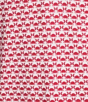 Roundtree & Yorke Performance Crab Print Short Sleeve Polo Shirt