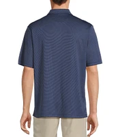 Roundtree & Yorke Performance Dash Short Sleeve Jacquard Polo Shirt