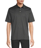 Roundtree & Yorke Performance Diamond Jacquard Polo Shirt