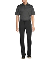 Roundtree & Yorke Performance Diamond Jacquard Polo Shirt
