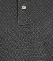 Roundtree & Yorke Performance Diamond Jacquard Polo Shirt