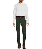 Roundtree & Yorke Performance Ethan Slim Fit Flat Front Chino Pants