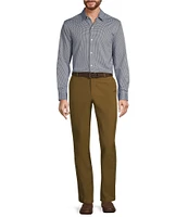 Roundtree & Yorke Performance Ethan Slim Fit Flat Front Chino Pants