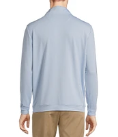 Roundtree & Yorke Performance Long Sleeve French Terry Solid Quarter Zip Pullover