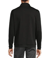 Roundtree & Yorke Performance Long Sleeve French Terry Solid Quarter Zip Pullover