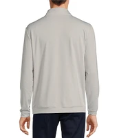 Roundtree & Yorke Performance Long Sleeve French Terry Solid Quarter Zip Pullover