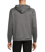 Roundtree & Yorke Performance Long Sleeve Herringbone Jacquard Hoodie