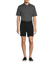 Roundtree & Yorke Performance Placed Jacquard Polo Shirt