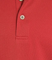 Roundtree & Yorke Performance Short Sleeve Triangle Jacquard Polo Shirt