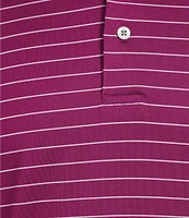 Roundtree & Yorke Performance Short Sleeve Wide Stripe Polo Shirt