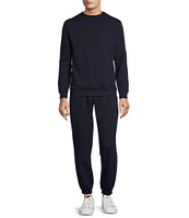 Roundtree & Yorke Performance Solid Fleece Drawstring Jogger Pants