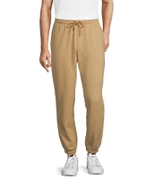 Roundtree & Yorke Performance Solid Fleece Drawstring Jogger Pants