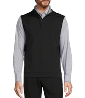 Roundtree & Yorke Performance Solid Quarter-Zip Vest