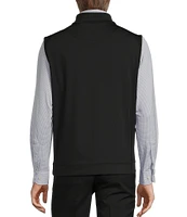 Roundtree & Yorke Performance Solid Quarter-Zip Vest