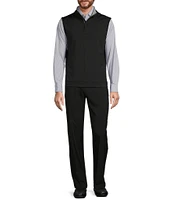 Roundtree & Yorke Performance Solid Quarter-Zip Vest