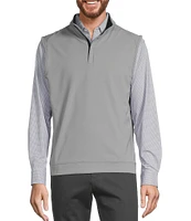 Roundtree & Yorke Performance Solid Quarter-Zip Vest