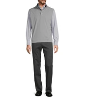 Roundtree & Yorke Performance Solid Quarter-Zip Vest