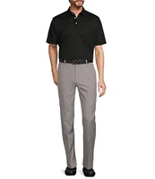 Roundtree & Yorke Performance Stewart Flat Front Classic Fit Solid Pants