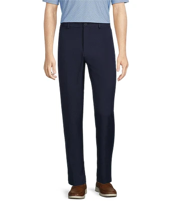 Roundtree & Yorke Performance Stewart Flat Front Classic Fit Solid Pants