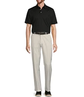 Roundtree & Yorke Performance Stewart Flat Front Classic Fit Solid Pants