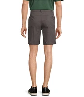 Roundtree & Yorke Performance Straight Fit Flat Front Tech 9#double; Inseam Shorts