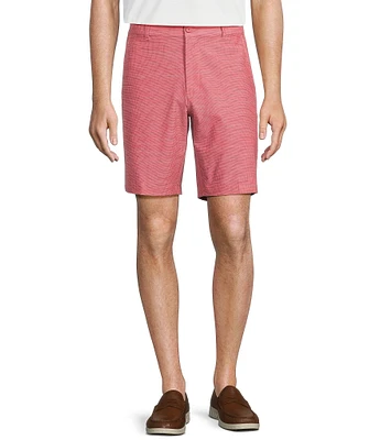Roundtree & Yorke Performance Stretch Classic Fit Flat Front 9#double; Shorts