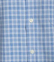 Roundtree & Yorke Performance The Traveler Long Sleeve Medium Plaid Sport Shirt