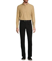 Roundtree & Yorke Performance The Traveler Long Sleeve Solid Twill Sport Shirt