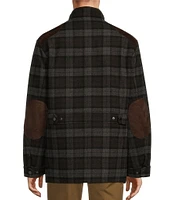 Roundtree & Yorke Plaid Wool Blend Jacket