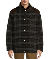 Roundtree & Yorke Plaid Wool Blend Jacket