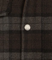 Roundtree & Yorke Plaid Wool Blend Jacket