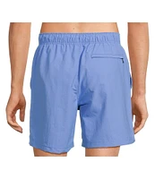 Roundtree & Yorke Portside Solid 6#double; Inseam Swim Trunks