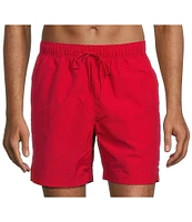 Roundtree & Yorke Portside Solid 6#double; Inseam Swim Trunks