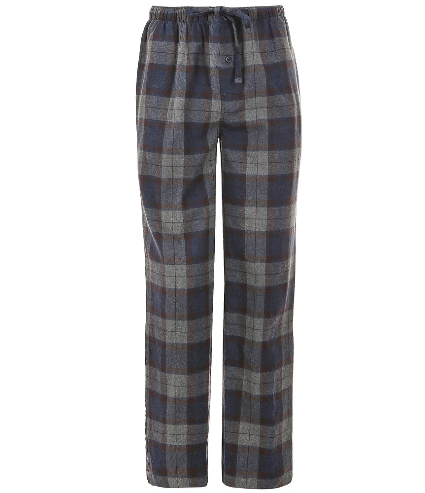 Roundtree & Yorke Portuguese Flannel Plaid Sleep Pants