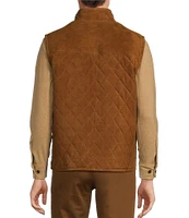 Roundtree & Yorke Quilted Leather Vest