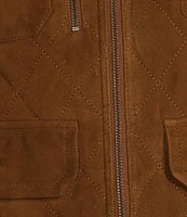 Roundtree & Yorke Quilted Leather Vest