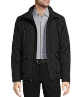 Roundtree & Yorke Quilted with Herringbone Shoulders Jacket