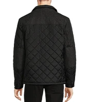 Roundtree & Yorke Quilted with Herringbone Shoulders Jacket