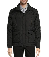 Roundtree & Yorke Quilted with Herringbone Shoulders Jacket