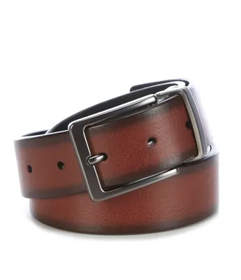 Roundtree & Yorke Big & Tall Reversible Leather Belt