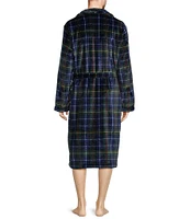 Roundtree & Yorke Robe Long Sleeve Belted Plush Robe