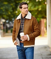 Roundtree & Yorke Sherpa Collar Hipster Jacket