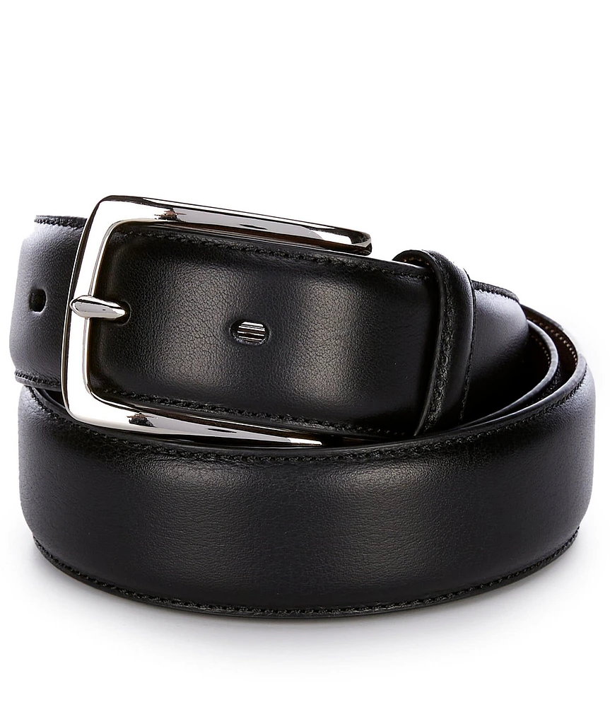 Roundtree & Yorke Shiny Leather Dress Belt