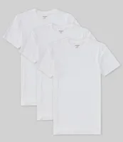 Roundtree & Yorke Plain Short Sleeve Crew Neck Undershirts 3-Pack