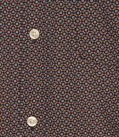 Roundtree & Yorke Short Sleeve Geo Print Poplin Sport Shirt