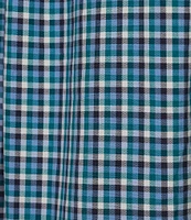 Roundtree & Yorke Short Sleeve Check Oxford Sport Shirt