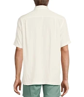 Roundtree & Yorke Short Sleeve Ribstop Solid Sport Shirt