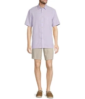 Roundtree & Yorke Short Sleeve Small Check Sport Shirt