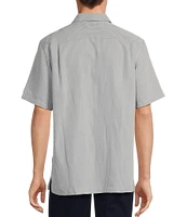 Roundtree & Yorke Short Sleeve Small Check Sport Shirt